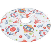 Scandinavisch volkskunst monogram kerst kerstboom rok (Gekanteld)