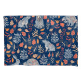 Scandinavisch volkskunst sprookjesbos. kussensloop (Voorkant)