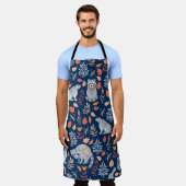 Scandinavisch volkskunst sprookjesbos. schort (Gedragen)