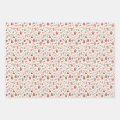 Scandinavisch winter wonderen inpakpapier vel (Voorkant 3)