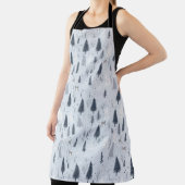 Scandinavisch winterbos schort (Insitu)