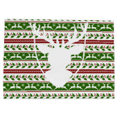 Scandinavisch wit rendier groot cadeauzakje (Achterkant)