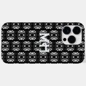 Scandinavisch zwart-wit modern flair ontwerp Case-Mate iPhone case (Achterkant (horizontaal))