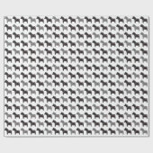 Scandinavisch Zweeds Dala Paard Cadeaupapier (Vlak)