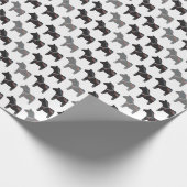 Scandinavisch Zweeds Dala Paard Cadeaupapier (Hoek)