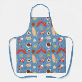 Scandinavisch/Zweeds Jul-kerstboomontwerp Schort (Voorkant)