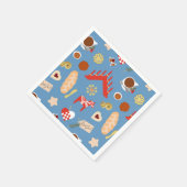 Scandinavisch/Zweeds Jul-kerstboomontwerp Servet (Hoek)