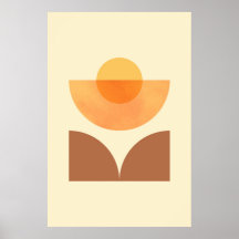 Scandinavische Abstracte geometrische cirkelkunst