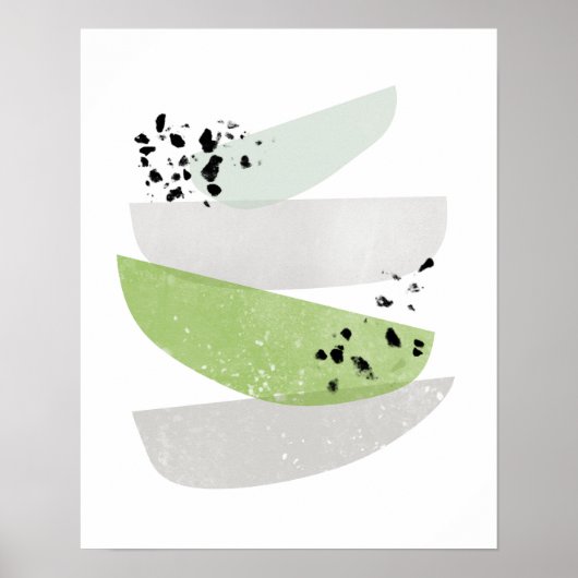 scandinavische , abstracte griekse poster print (Voorkant)