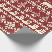 Scandinavische afbeelding cadeaupapier (Hoek)