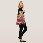 Scandinavische afbeelding tote bag (Op model)