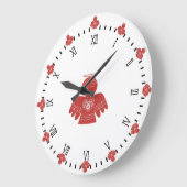 Scandinavische angel art klok (Hoek)