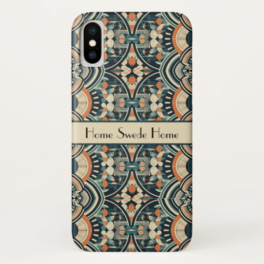 Scandinavische Art Deco aanpasbaar Case-Mate iPhone Case (Achterkant)
