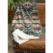 Scandinavische Art Deco aanpasbaar Fleece Deken