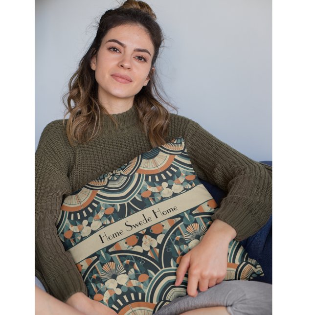 Scandinavische Art Deco aanpasbaar Kussen (Creator heeft geüpload)