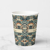 Scandinavische Art Deco aanpasbaar Papieren Bekers (Rechts)