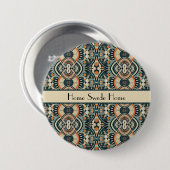 Scandinavische Art Deco aanpasbaar Ronde Button 7,6 Cm (Voorkant /achterkant)