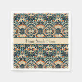 Scandinavische Art Deco aanpasbaar Servet (Voorkant)