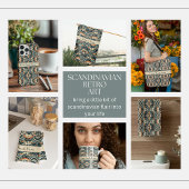 Scandinavische Art Deco aanpasbaar Sleutelhanger