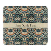 Scandinavische Art Deco aanpasbaar Snijplank (Voorkant)