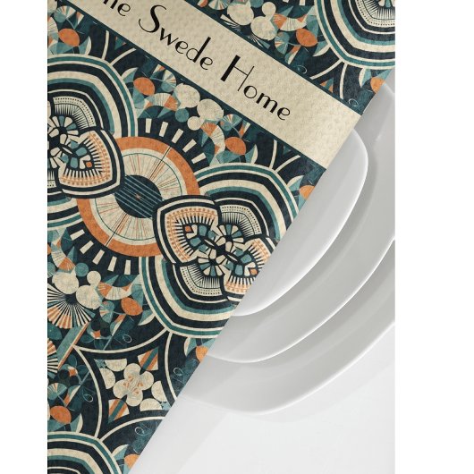 Scandinavische Art Deco aanpasbaar Theedoek