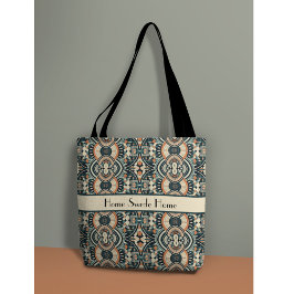 Scandinavische Art Deco aanpasbaar Tote Bag
