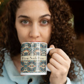 Scandinavische Art Deco aanpasbaar Tweekleurige Koffiemok