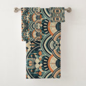 Scandinavische Art Deco Bad Handdoek (Insitu)