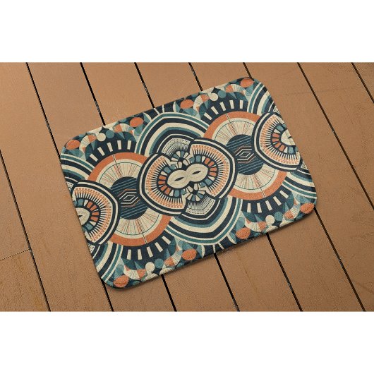 Scandinavische Art Deco Badmat