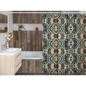 Scandinavische Art Deco Douchegordijn