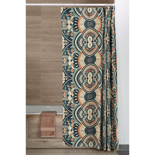 Scandinavische Art Deco Douchegordijn