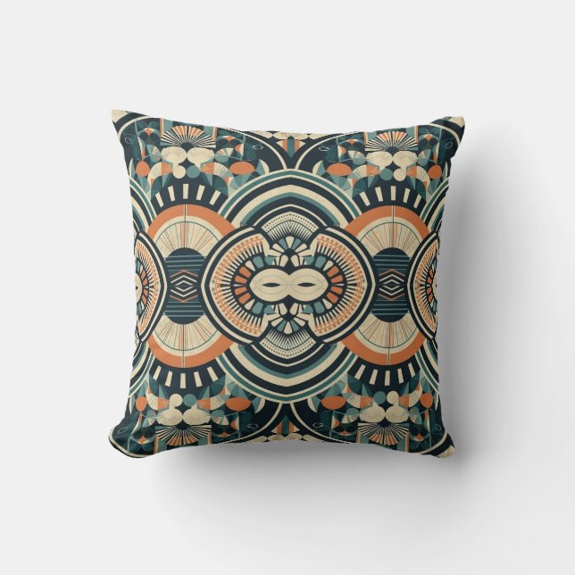 Scandinavische Art Deco Kussen (Voorkant)