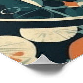 Scandinavische Art Deco Poster (Hoek)