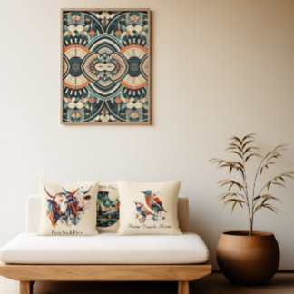 Scandinavische Art Deco Poster