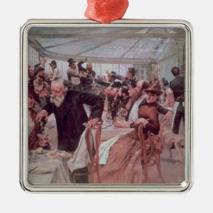 Scandinavische artistieke Luncheon Metalen Ornament