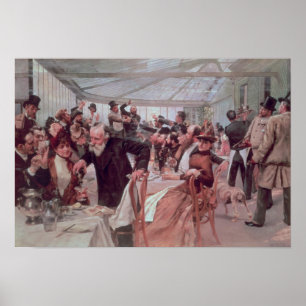 Scandinavische artistieke Luncheon Poster