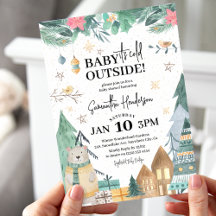 Scandinavische 'Baby it's Cold Outside' Baby Showe