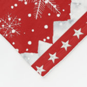 Scandinavische Beren Fleece Deken (Hoek)