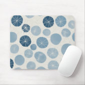 Scandinavische Blauwe Stip Muismat (Met muis)