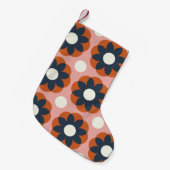 Scandinavische bloemen:  naadloos design kleine kerstsok (Voorkant (Hangend))