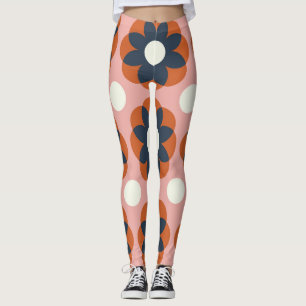 Scandinavische bloemen: naadloos design leggings