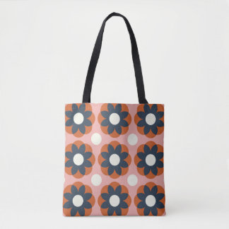 Scandinavische bloemen:  naadloos design tote bag