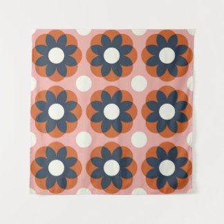 Scandinavische bloemen:  naadloos design wandkleed