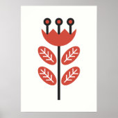 Scandinavische bloemsierkunst poster (Voorkant)