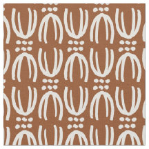 Scandinavische boho bruine lijnen 