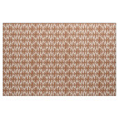 Scandinavische boho bruine lijnen  stof (Fat Quarter)