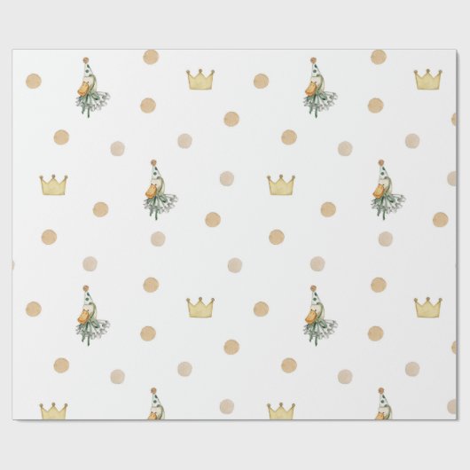 Scandinavische Boho kwekerij eend Cadeaupapier (Vlak)