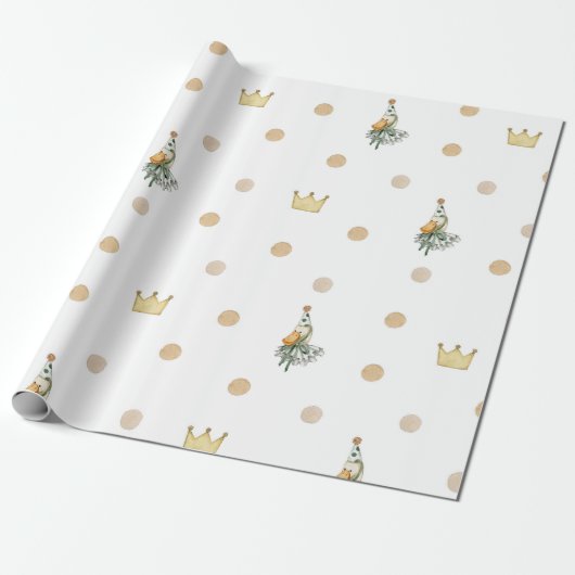 Scandinavische Boho kwekerij eend Cadeaupapier (Uitgerold)