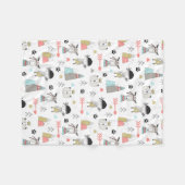 Scandinavische Boho Wilderness Wandelwagen Deken (Voorkant (Horizontaal))