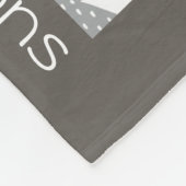 Scandinavische bosdieren Sneeuwvlokken Kerstmis Fleece Deken (Hoek)